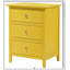 Table de chevet moderne avec une conception durable et compacte, parfaite pour ajouter une touche de couleur à votre chambre à coucher-1021337737