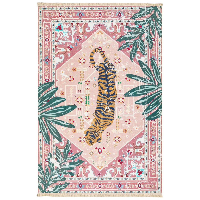 Tapis Pers Safari safari tropical rose asis