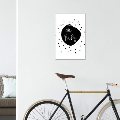 Oh Baby - reproduction d'art textuel