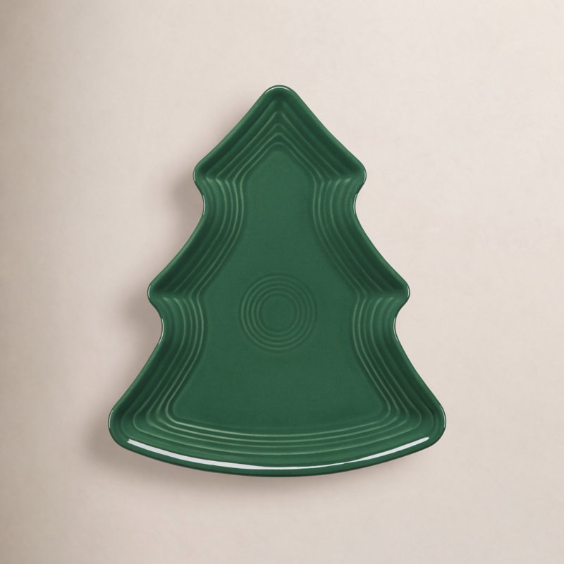 Fiesta Tree Shaped Plate 10 1/8 Inch, Jade