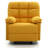 Modern Yellow Padded Arm Recliner