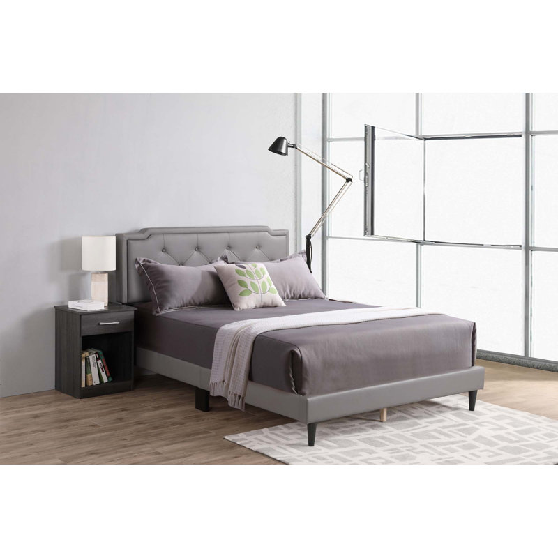 Lit de haute qualité pour une expérience de sommeil supérieure, Light Grey, Grand