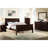 Nightstand In Solid Wood - Cherry Finish And Two Functional Drawers With-1593747995
