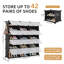 42 Pair Stackable Shoe Storage Cabinet-1927577361