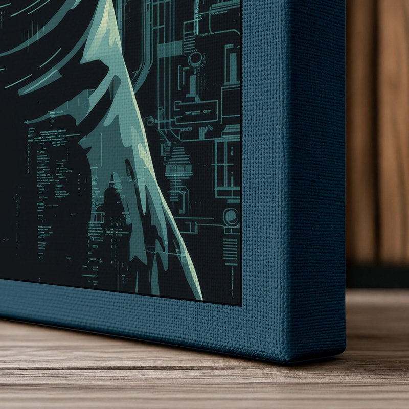 Print, 36x24 - 91.4 x 61.0 cm, Teal Border