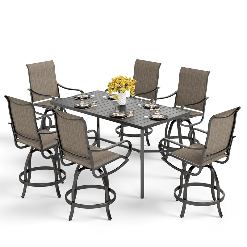 6- Person Rectangular Outdoor Dining Set
