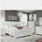 Shaker Crocodile Metallic White Nightstand-977033126