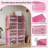 Expandable 8-Tier Shoe Rack Organizer with Door – Modular Shoe Storage Cabinet with PVC Shelves, Stackable, Dustproof, Space-Saving, Holds 32 Pairs, for Entryway, Hallway, Closet, Bedroom-1403638470