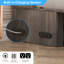 Grand lit escamotable avec station de charge et tiroirs de rangement Murphy, gris-171541373