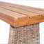 Banc d'extérieur en bois d'acacia 1Pcs-217587856