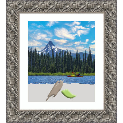 Agness Silver Wood Picture Frame with Mat