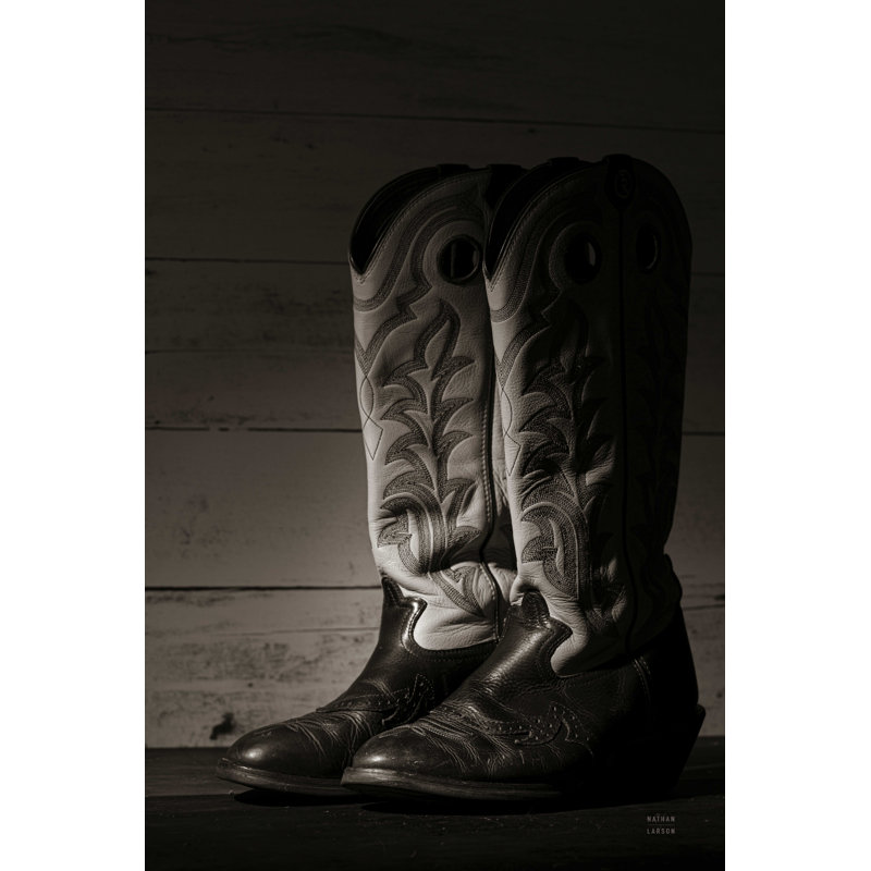 Bottes de cowboy VI BW, H 18 po x l 12 po
