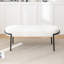 Banc rembourré Janeesha Boucle-1645951228