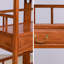 Bibliothèque simple en bois massif de style chinois