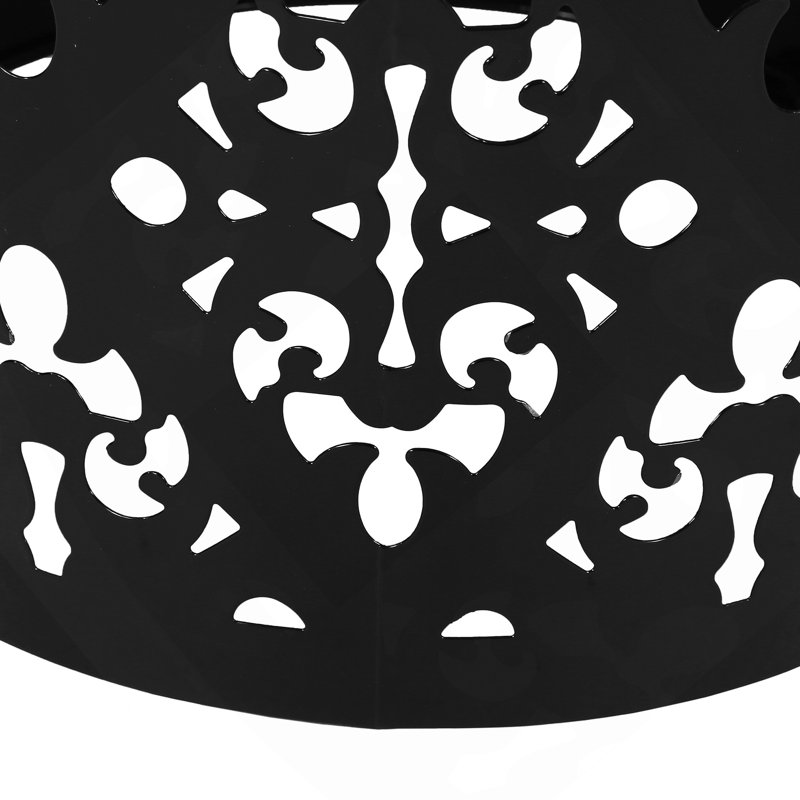Table d'appoint en métal Nadilyn, Noir