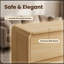 Commode d'appoint en bois avec 6 tiroirs
