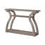 Table d'appoint contemporaine en stratifié brun