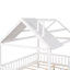 Lit double en bois avec clôture-1877817484