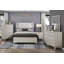 Commode 1Pc avec meubles de chambre à coucher 6 tiroirs modernes, façades en roseaux