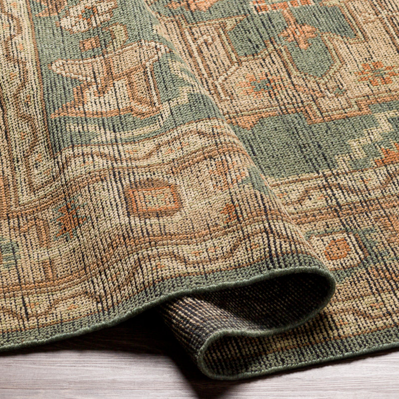 Meja Wool Oriental Area Rug, Rectangle 10' x 14'