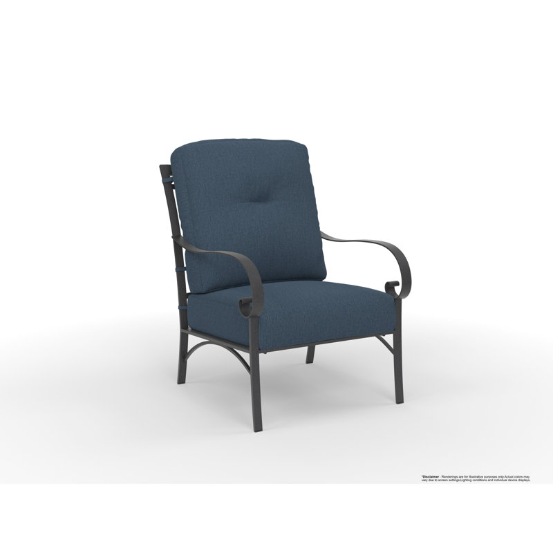 Pasadera Outdoor Lounge Chair, Trax Sequoia, Carbon Black