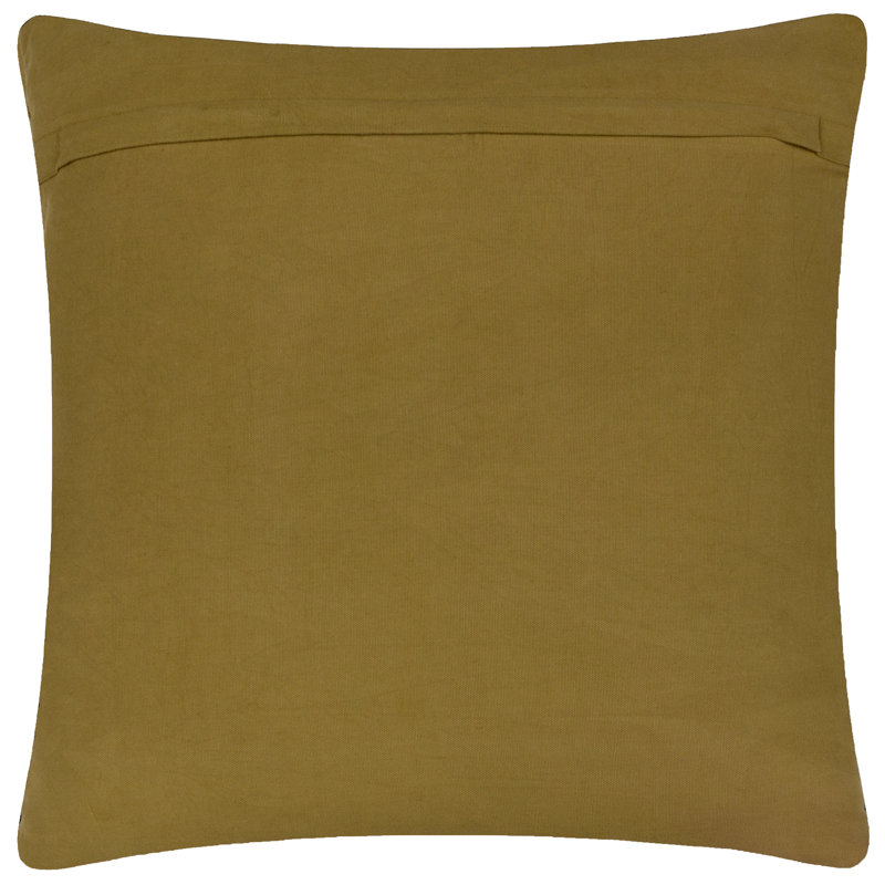 Dynasty Tiger Abstract Green Square Cushion