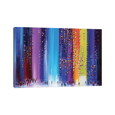 A Rainy Walk by Ekaterina Ermilkina - Print on Canvas