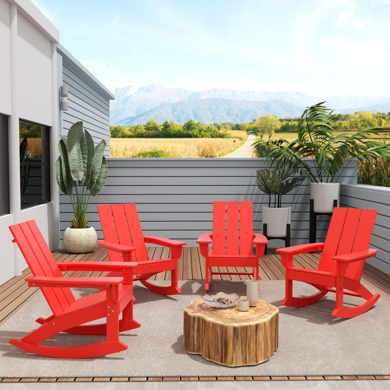 Joubert Outdoor Chair, Red