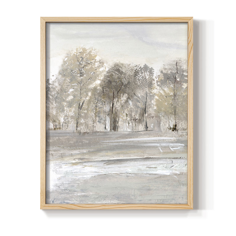 «Meadow's Edge II», reproduction encadrée - bois massif, H 21 po x l 17 po