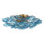 Seguis 22.5'' Aged Brass Semi Flush Mount-697973462