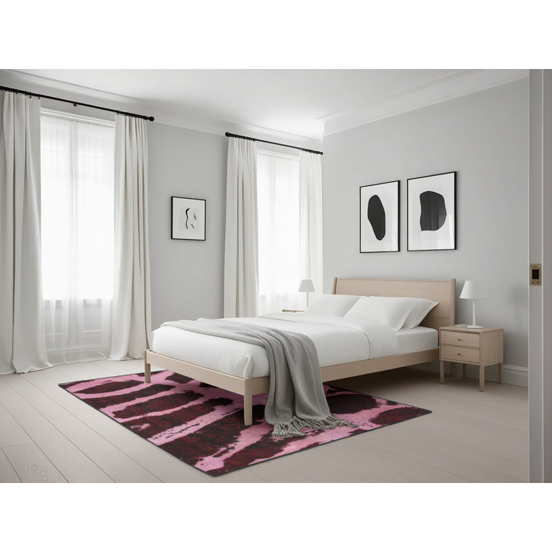 Abstract Indoor Rug, Rectangle 5' x 7'