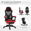 Fauteuil inclinable avec dossier haut Vinsetto