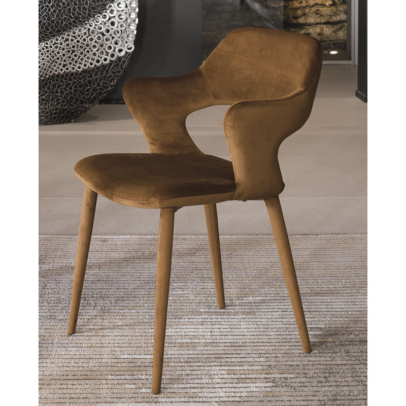 Warbeck 47cm H Upholstered Armchair, Hazelnut