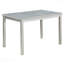 Ensemble de salle à manger 5 pièces en bois: table rectangulaire et 4 chaises rembourrées, décoration en cristal-772887918-772887917-772887915
