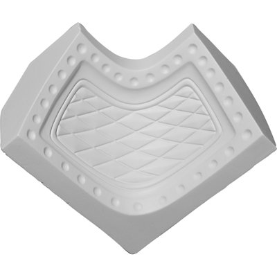 Coin intérieur Endurathane Heaton pour profilés de moulure, H 2 1/2 po x P 2 1/2 po, apprêté en usine