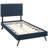 Macie Platform Bed with Round Splayed Legs-539381002-539380992