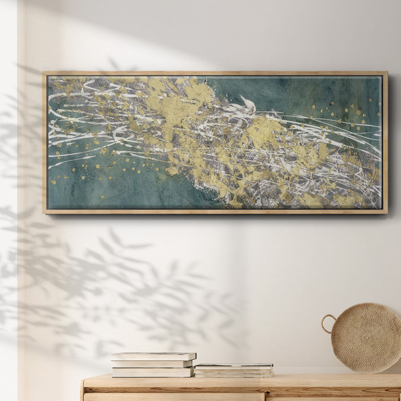 Mistral VI en mer - Toile encadrée, H 12 po x l 30 po