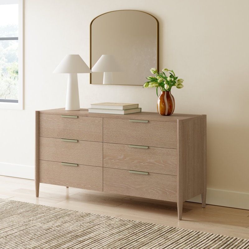 Reece 6-Drawer Dresser, Natural