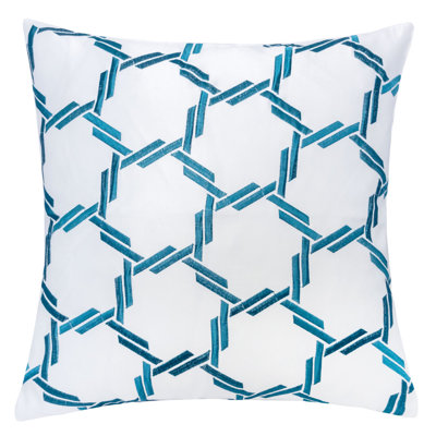 Ayna Embroidered Outdoor Throw Pillow