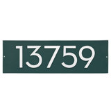 Floating Modern 4" Number Horizontal Address Plaque (5 Digits)