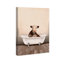 «Bath and Laundry Rustic Cow Bathroom, Cabin / Lodge and Canvas», reproduction d'art sur toile pour le bain-50962608-50962614