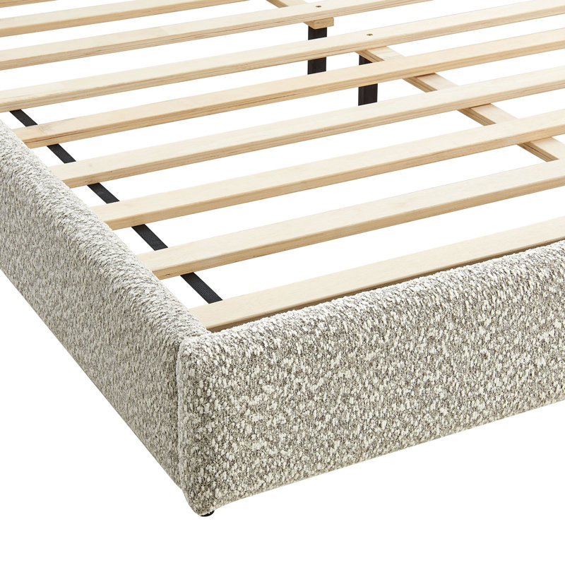 Grand lit plateforme Seluna Boucle, Pierre