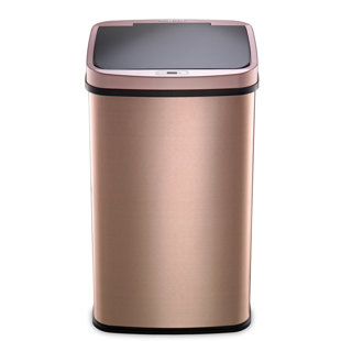 Nine Stars 13.2 Gallon Stainless Steel Motion Sensor Trash Can
