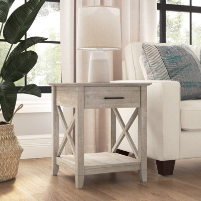 Table de bout avec rangement Huckins