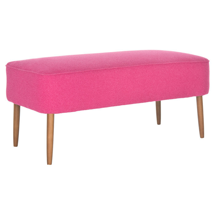 Banc rembourré Wauhillau, Rose