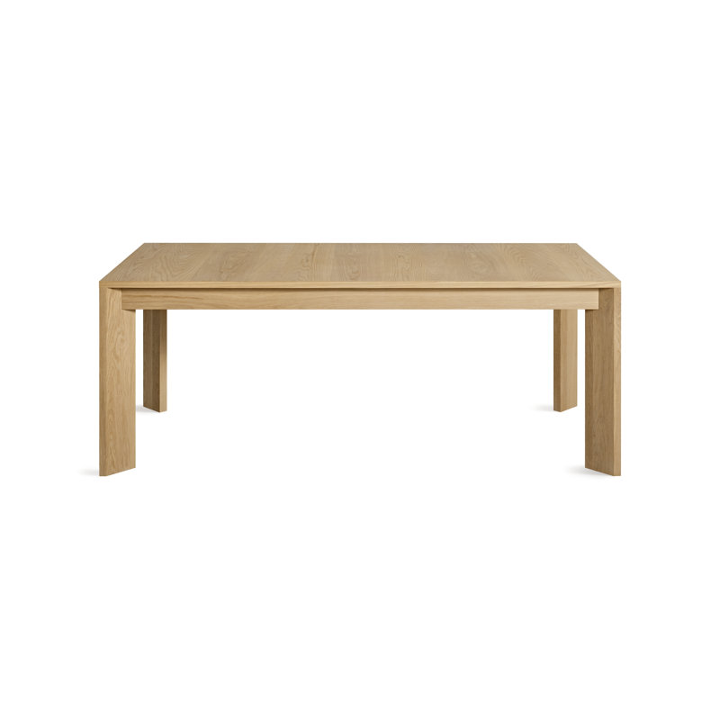 Moreover Solid Wood Dining Table, White Oak, 37" W x 84" L