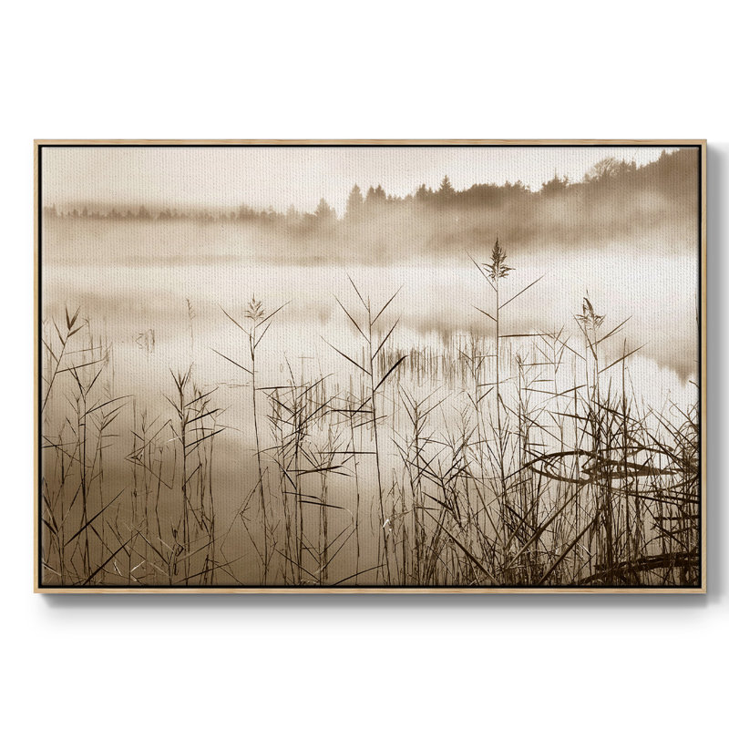 Doux sépia doux, H 25 po x l 37 po x P 2 po, Bois naturel