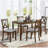 Dining Chairs Only, Wooden Dining Chairs Set Of 4, Kitchen Chair With Padded Seat, Upholstered Side Chair For Dining Room, Living Room, Walnut-2125985171-2125985170
