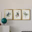 «Spring Song Blue Bird», ensemble de 3 peintures sur toile encadrées-1845700943-1845700937