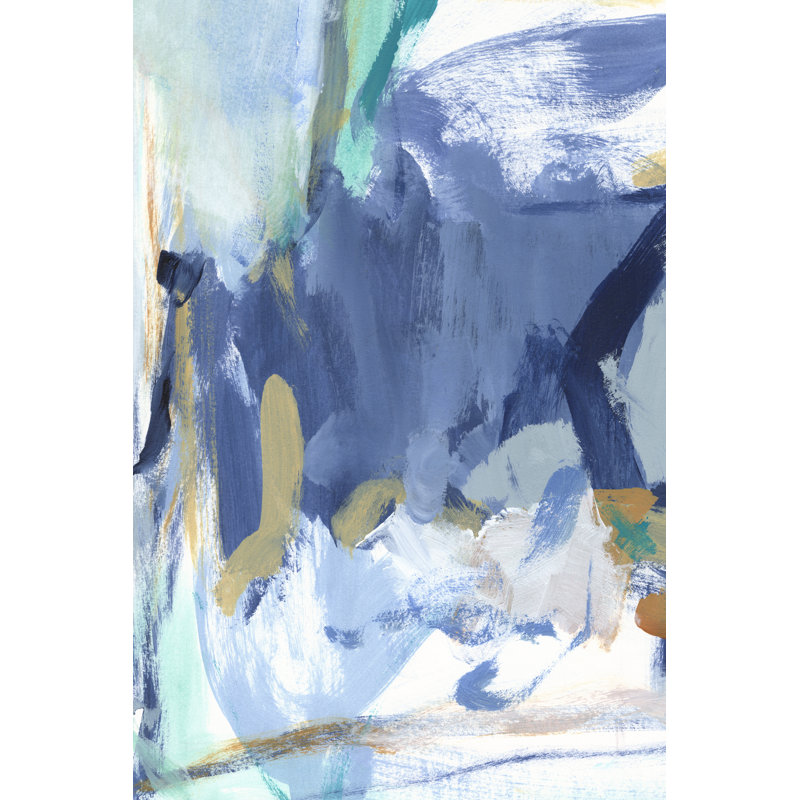 Blue Room II by Christina Long - Painting on Canvas, Wrapped Canvas, 30cm H x 20cm W